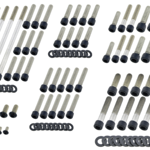 KIT VITI NERE IN ACCIAIO INOX PER MOTORE CAMBIO E PRIMARIA