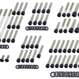 KIT VITI NERE IN ACCIAIO INOX PER MOTORE CAMBIO E PRIMARIA