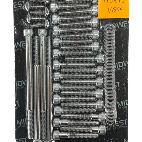 KIT VITI CROMATE COPERTURE LATERALI