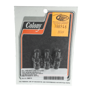 ADATTATORE PER CONDOTTI OLIO/SFIATI PER BIG TWIN