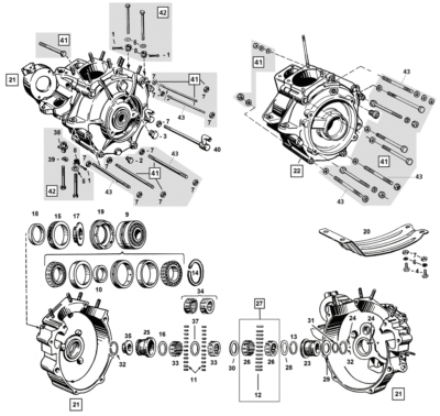 PARTE BASSA BIG TWIN 1936-1999