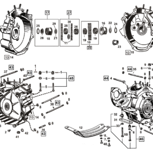 PARTE INFERIORE MODELLI 45CI E BIG TWIN FLATHEAD