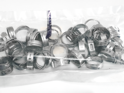 FASCETTE IN ACCIAIO TERMINALI PER TUBI STILE OEM