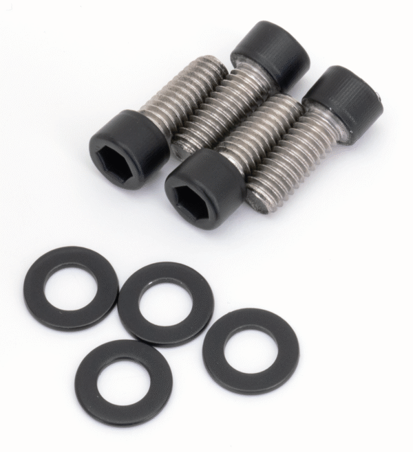 KIT VITI BLOCCHETTI PUNTERIE NERE IN ACCIAIO INOX | 1 KIT VITI BLOCCHETTI PUNTERIE NERE IN ACCIAIO INOX