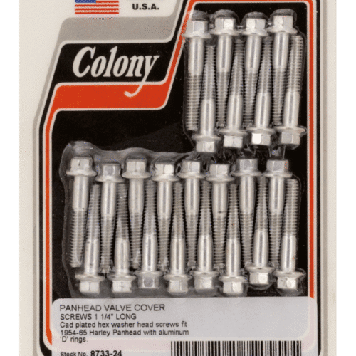 SET DI VITI COLONY PER COPERCHI VALVOLE PANHEAD