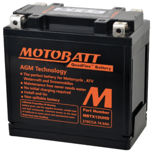 BATTERIE AGM MOTOBATT QUADFLEX