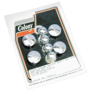 ROCKER SHAFT END CAP AND NUT KIT