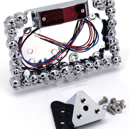 standard-rgba-1123.png SUPPORTO TARGA CON LUCE A LED "SKULL MANIAC"