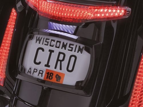 FANALE POSTERIORE E PORTATARGA CIRO PER TOURING