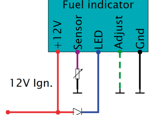 INDICATORE CARBURANTE ELEKTRONIKBOX