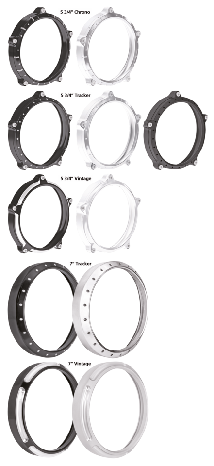 CORNICI FANALE ROLAND SANDS PER FANALI ANTERIORI DI SERIE | 1 CORNICI FANALE ROLAND SANDS PER FANALI ANTERIORI DI SERIE