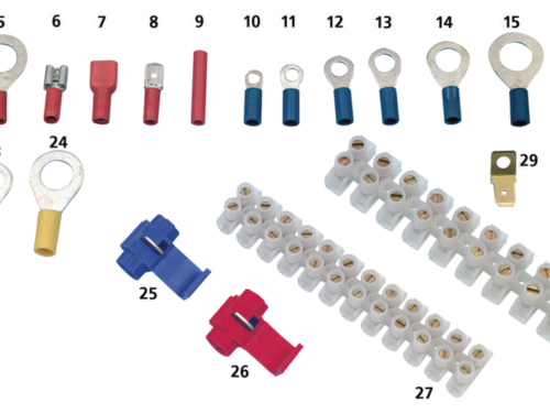 TERMINALI, MORSETTI E CONNETTORI ELETTRICI