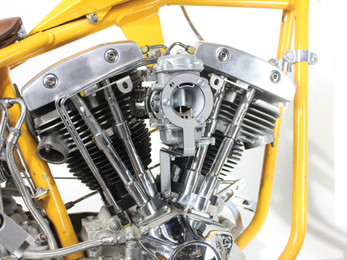 STAFFA DI SUPPORTO CARBURATORE CV PER PANHEAD E SHOVELHEAD