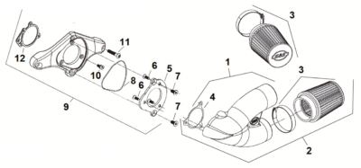 PARTI DI RICAMBIO PER SISTEMA D’INDUZIONE S&S SINGLE BORE