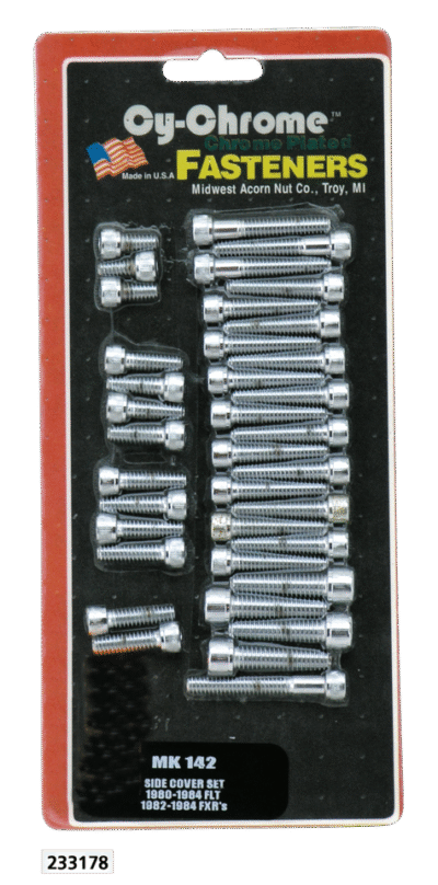 KIT VITI CROMATE COPERTURE LATERALI