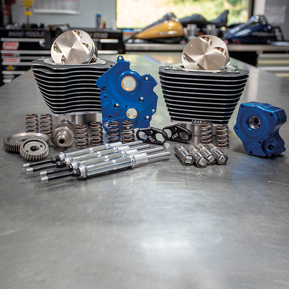 KIT S&S POWER PACKAGE 124CI, 128CI, 129CI & 132C PER MILWAUKEE EIGHT