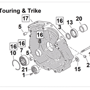 RICAMBI PER PARTE INFERIORE MILWAUKEE EIGHT DAL 2017 A OGGI