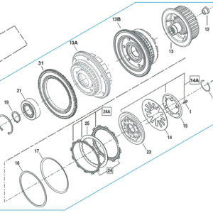 PARTI PER FRIZIONE STANDARD SU BIG TWIN EVOLUTION 1998-2000 & TWIN CAM 1999-2017