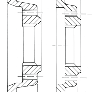 PIGNONI DISASSATI PER TRASMISSIONE A CATENA PER BIG TWIN 5 MARCE E SPORTSTER