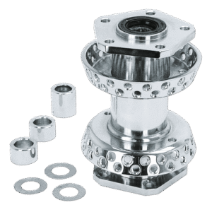 SPOOL STYLE MOZZO RUOTA IN CROMATO PER CERCHI AD 80 RAGGI