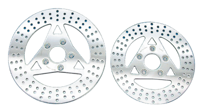 DISCHI FRENO IN ACCIAIO INOX LUCIDATO