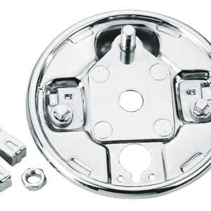 PIASTRE DI SUPPORTO CROMATE PER FRENO POSTERIORE