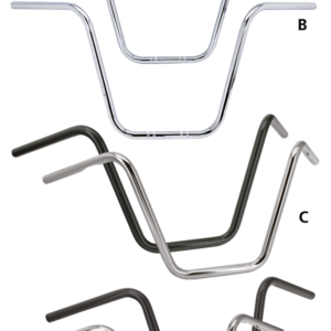 MANUBRI APE HANGER ZODIAC CUSTOM PRODUCTS DA UN POLLICE DI DIAMETRO