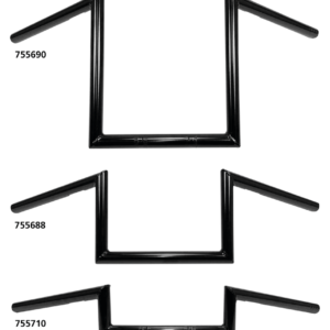 MANUBRI APE HANGER SQUARE WESTLAND CUSTOMS DA UN POLLICE DI DIAMETRO