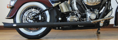 SCARICHI REGOLABILI MCJ TRUE DUAL PER SOFTAIL TWIN CAM