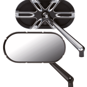 SPECCHIETTI ARLEN NESS SERIE CAGED IN ALLUMINIO BILLET FORGIATO