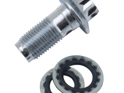 BULLONI BANJO CROMATI E RONDELLE