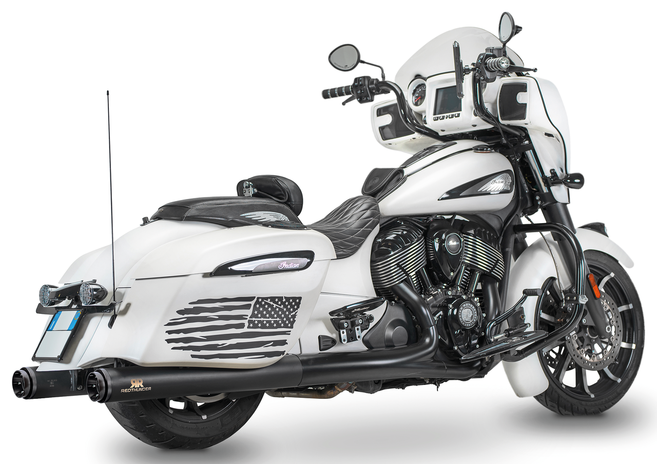 TERMINALI DI SCARICO REDTHUNDER PER INDIAN CHIEFTAIN, CHALLENGER, ROADMASTER, SPRINGFIELD & PURSUIT | 1 TERMINALI DI SCARICO REDTHUNDER PER INDIAN CHIEFTAIN, CHALLENGER, ROADMASTER, SPRINGFIELD & PURSUIT