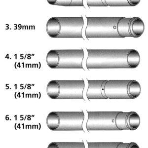 TUBI FORCELLA COSTRUITI IN AMERICA CON RIVESTIMENTO RINFORZATO