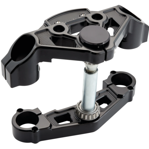 PIASTRA SUPERIORE E KIT PIASTRE FORCELLA NESS METHOD PER ROAD GLIDE