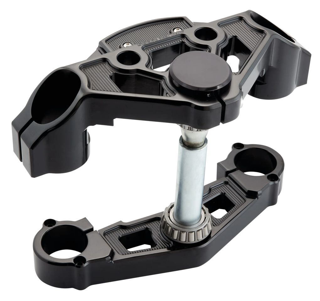 PIASTRA SUPERIORE E KIT PIASTRE FORCELLA NESS METHOD PER ROAD GLIDE