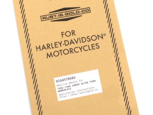 REPLICA DECAL PER FORCELLE DA RUST IS GOLD CO.