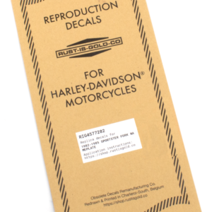 REPLICA DECAL PER FORCELLE DA RUST IS GOLD CO.