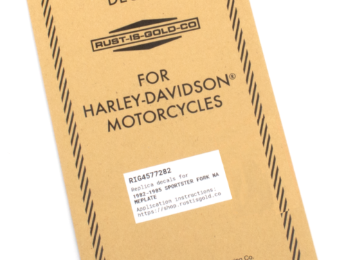 REPLICA DECAL PER FORCELLE DA RUST IS GOLD CO.