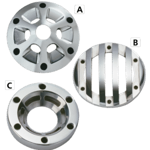 TAPPI TERMINALI "TRAPP CAPS" PER SUPERTRAPP CON SISTEMA DISCHI INTERNI DA 4"