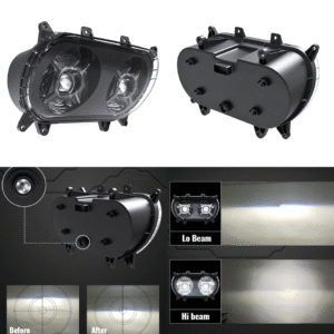 PARABOLA FANALE ANTERIORE A LED PER ROAD GLIDE