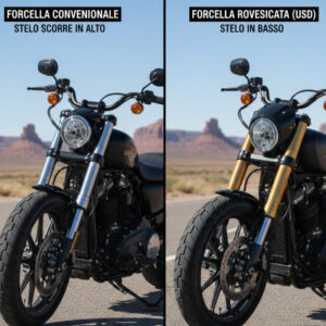 Forcella anteriore differenza