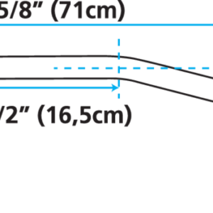 MANUBRI DRAG BAR GENUINE ZODIAC UN POLLICE DIAMETRO