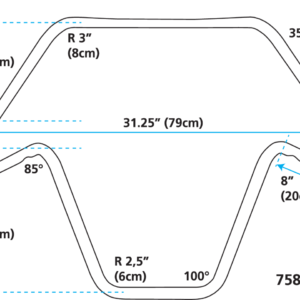 MANUBRI APE HANGER ZODIAC CUSTOM PRODUCTS DA UN POLLICE DI DIAMETRO