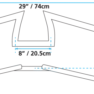 MANUBRI DONKEY ZODIAC CUSTOM PRODUCTS DA UN POLLICE DI DIAMETRO