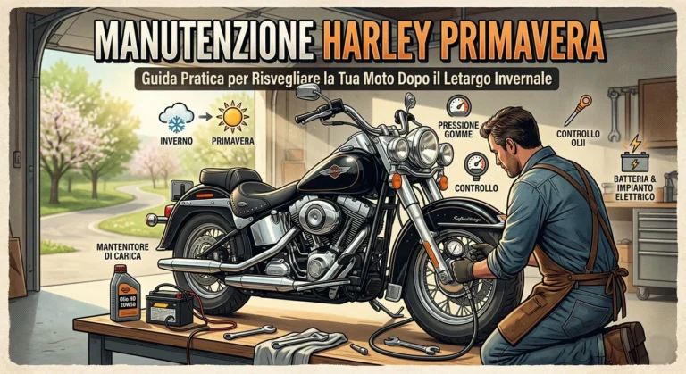 Manutenzione primavera Harley Davidson