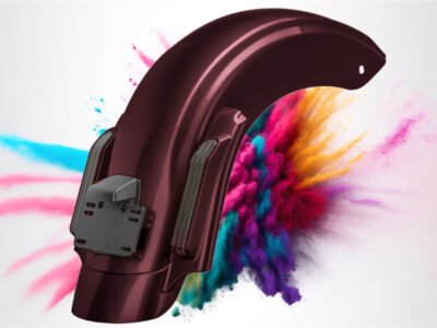 14+ CVO STYLE REAR FENDER SMOKED LEDS