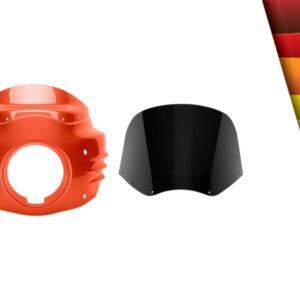 HARLEY SOFTAIL DYNA MENACE FAIRING w 11" WINDSHIELD