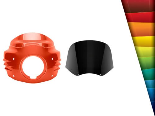 HARLEY SOFTAIL DYNA MENACE FAIRING w 11" WINDSHIELD