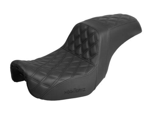 HW122022 Rise Up Seat for Harley® Dyna '06-'17 (Diamond / Black Stitch)