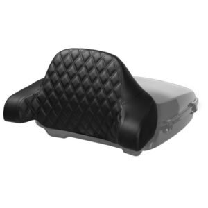 HOGWORKZ® Diamond Stitched Chopped Tour Pack Backrest Pad